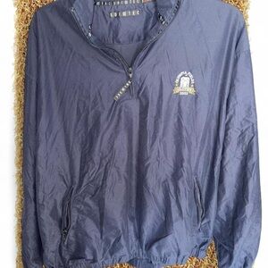 Blue Quarter-Zip Pullover